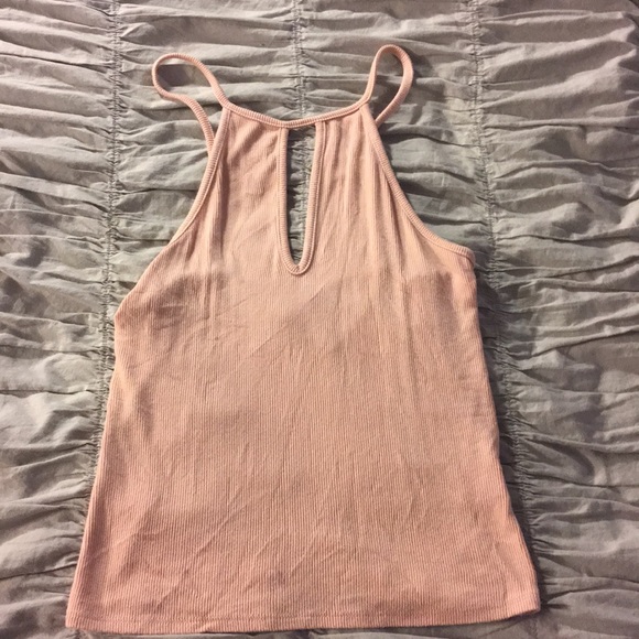 Baby pink halter tank top LA HEARTS - Picture 1 of 4